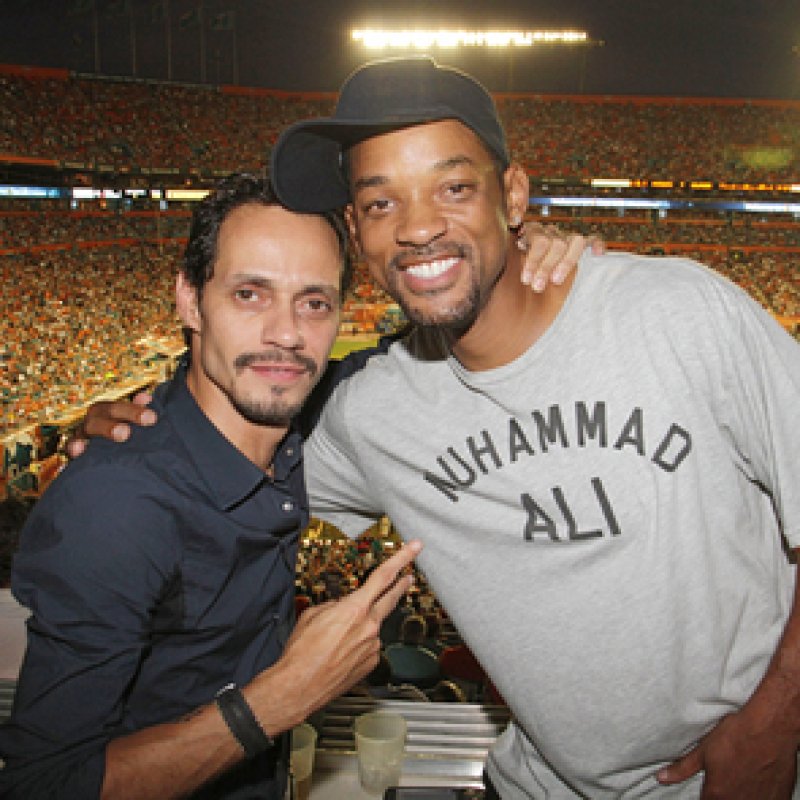 Marc Anthony y Will Smith se llevan muy bien
