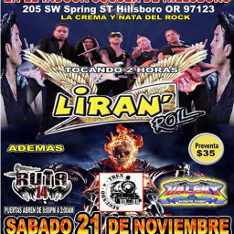 CONCIERTO DE ROCK CON LIRAN ROLL