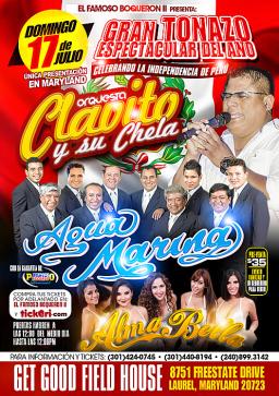 Orquesta Clavito y su Chela - Agua Marina - Agua Bella Tour 2016