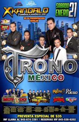 El Trono de Mexico en concierto