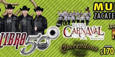 Calibre 50 Tour 2017 Siempre te voy a Querer