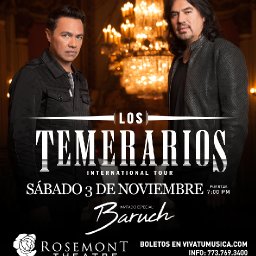 Los Temerarios – Rosemont Theatre