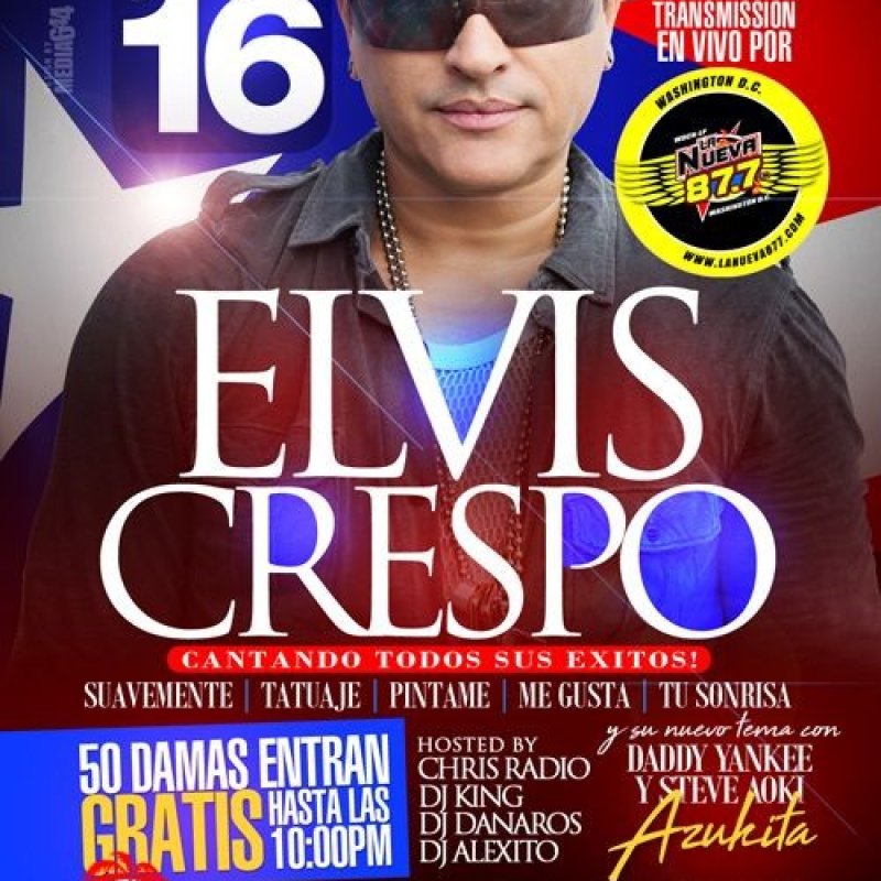 Elvis Crespo en Concierto,en Maryland